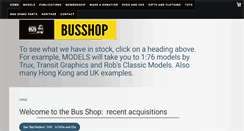 Desktop Screenshot of busshop.net