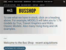 Tablet Screenshot of busshop.net